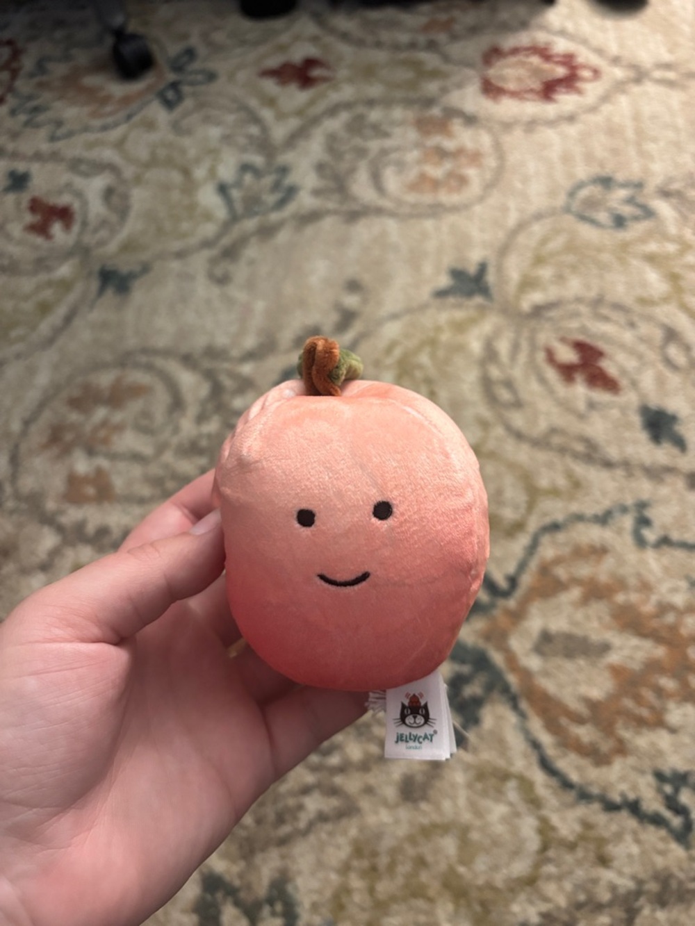 Jellycat Coral Peach Plush “I am Fabulous Peach”